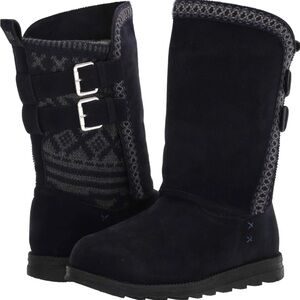 Muk Luks Womens Kathleen Boot Navy Blue Size 7 Mid Calf New Old Stock